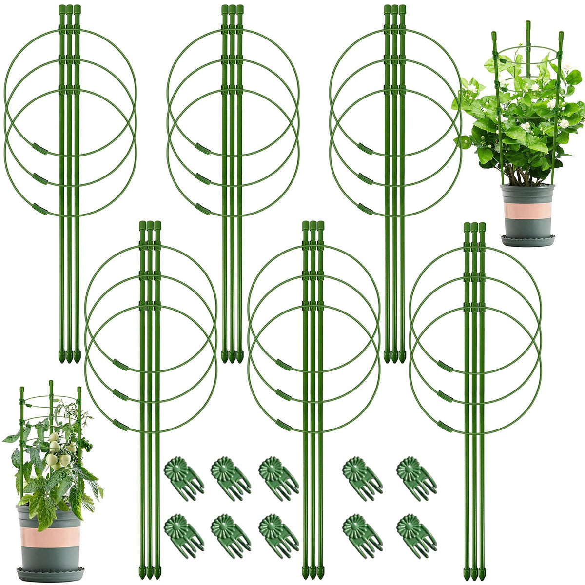 Legigo 6-pack cages stack neatly for compact off-season storage.