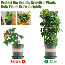 Legigo cages feature a rust-resistant steel coating for long lasting garden use.