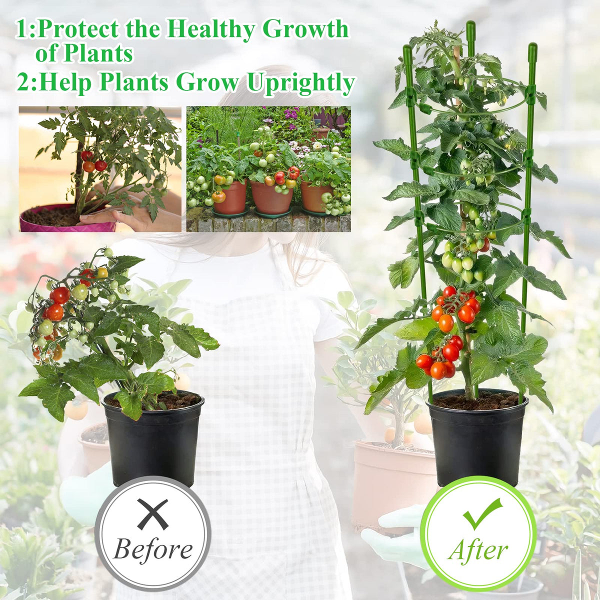 Legigo sturdy steel with rust-resistant coating for durable trellis