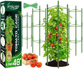 Legigo tomato cage 4ft pack supports tall plants in the garden.
