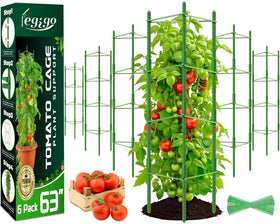 Legigo tomato cage assembly kit shows easy tool-free setup for tall plants
