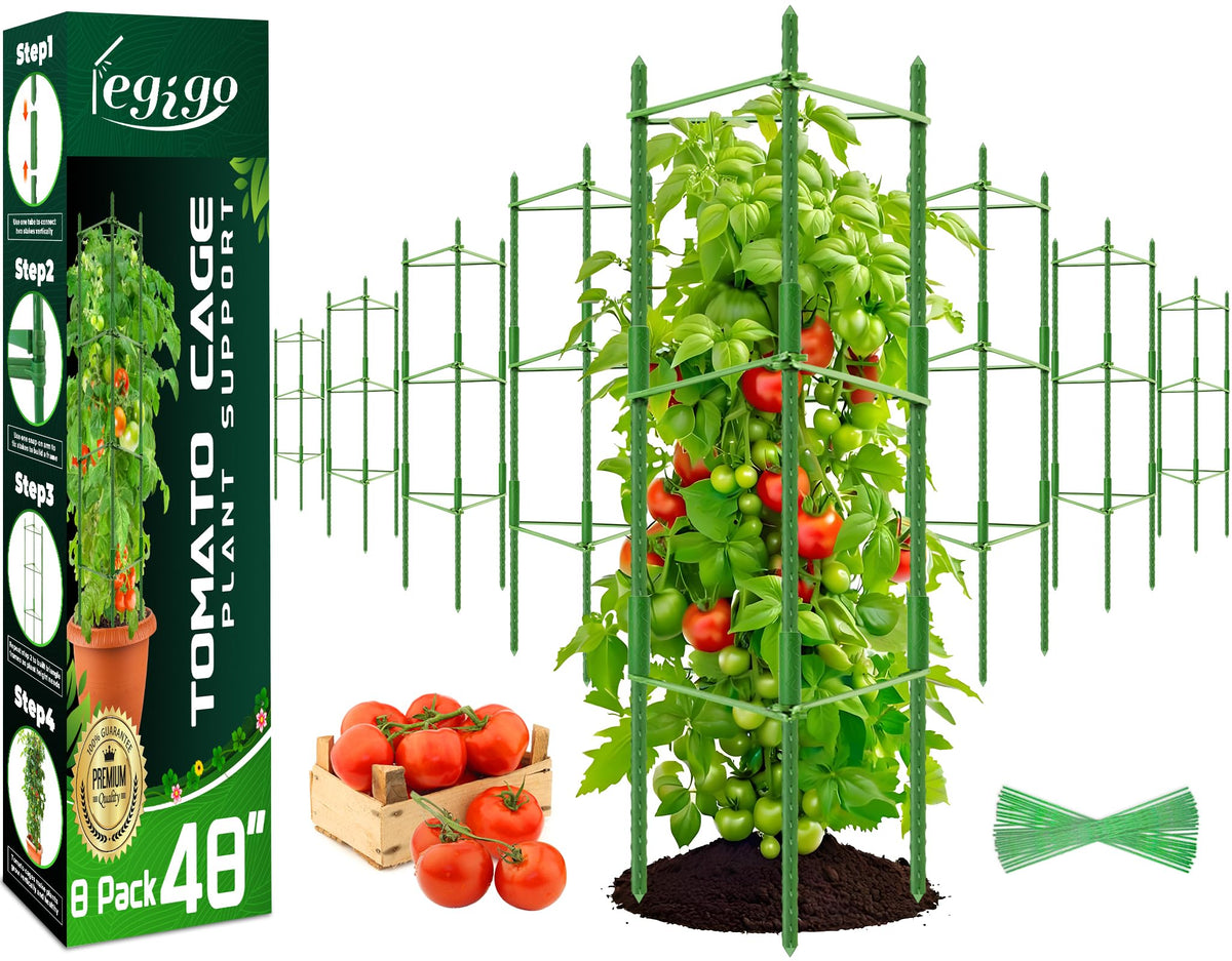 Legigo tomato cage package contents ready for sturdy garden support