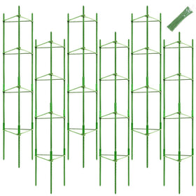 Legigo tomato cage potted plants system supports vertical growth in pots