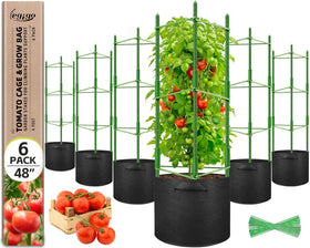 Legigo tomato cages 6-pack ready for quick assembly and sturdy tomato support.