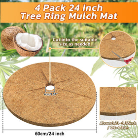 Legigo tree ring assembly simplifies setup around trunks for a neat garden look.