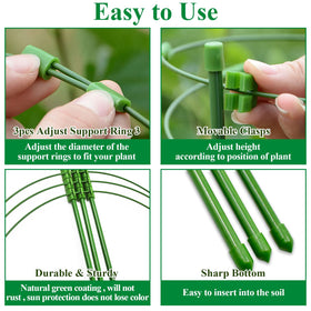 Legigo triangular stability keeps vines upright and prevents tipping.