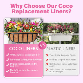 Legigo wall planter liner fits 24 inch frames and helps moisture retention near roots.