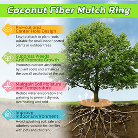 Legigo coco fiber mat acts as a weed barrier and root protection