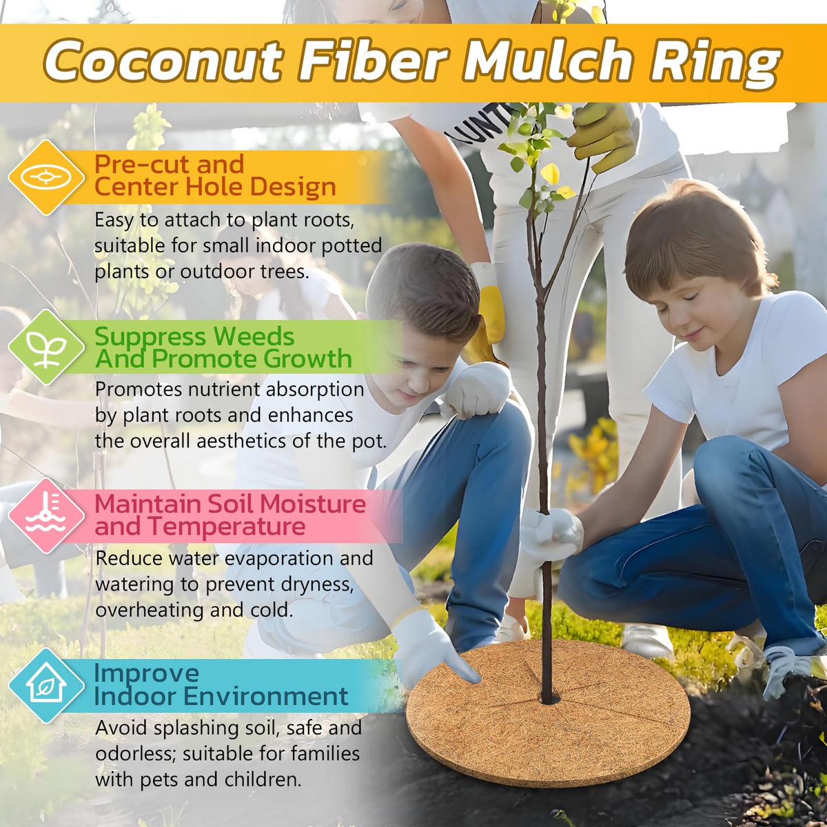 Legigo weed-dig prevention ring protects roots while keeping garden neat.