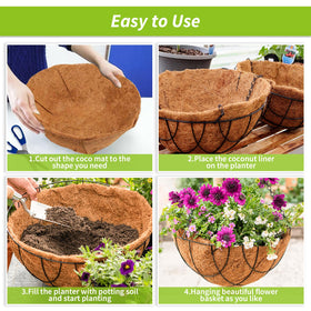 Legigo wide garden uses illustrate weed barrier and decorative liners.