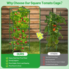 Legigo wide square design creates space and sunlight for vegetables.