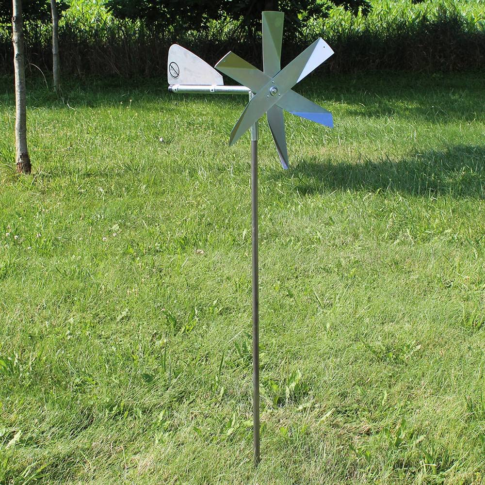 Installation requires a steel rod for Lehman's windmill