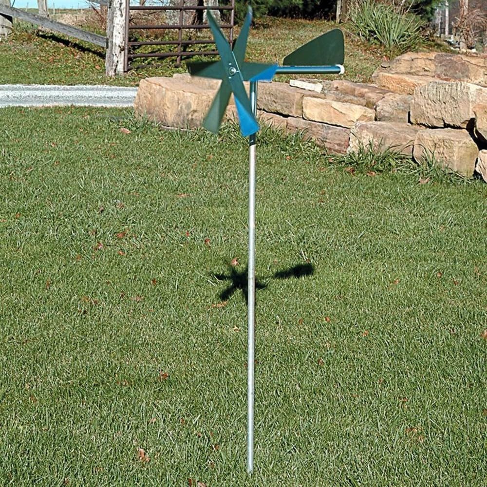 Durable zinc-plated steel Lehman's windmill for outdoor use