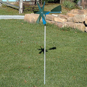 Durable zinc-plated steel Lehman's windmill for outdoor use