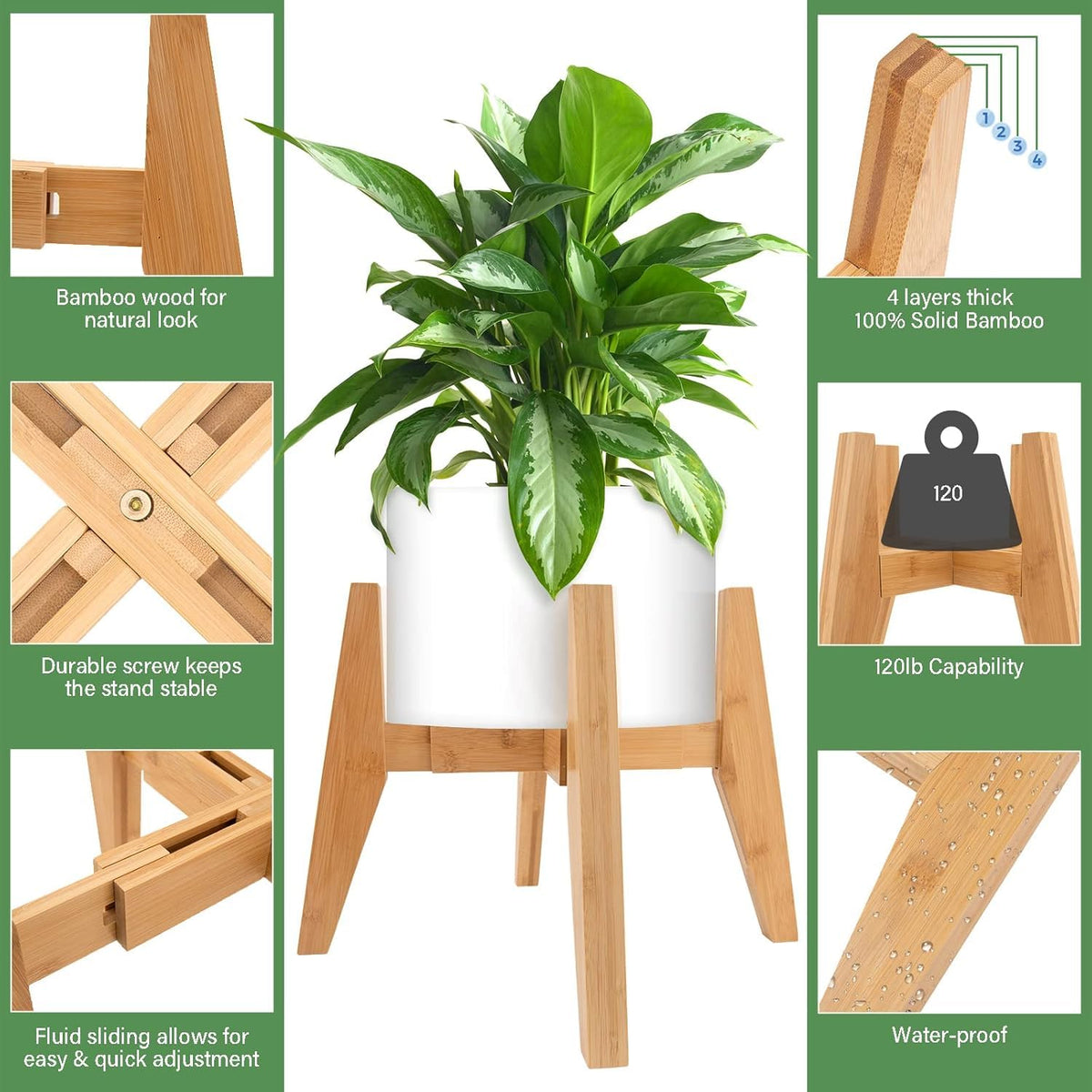 LEIMO KPARTS in living room setup elevates modern plant display.