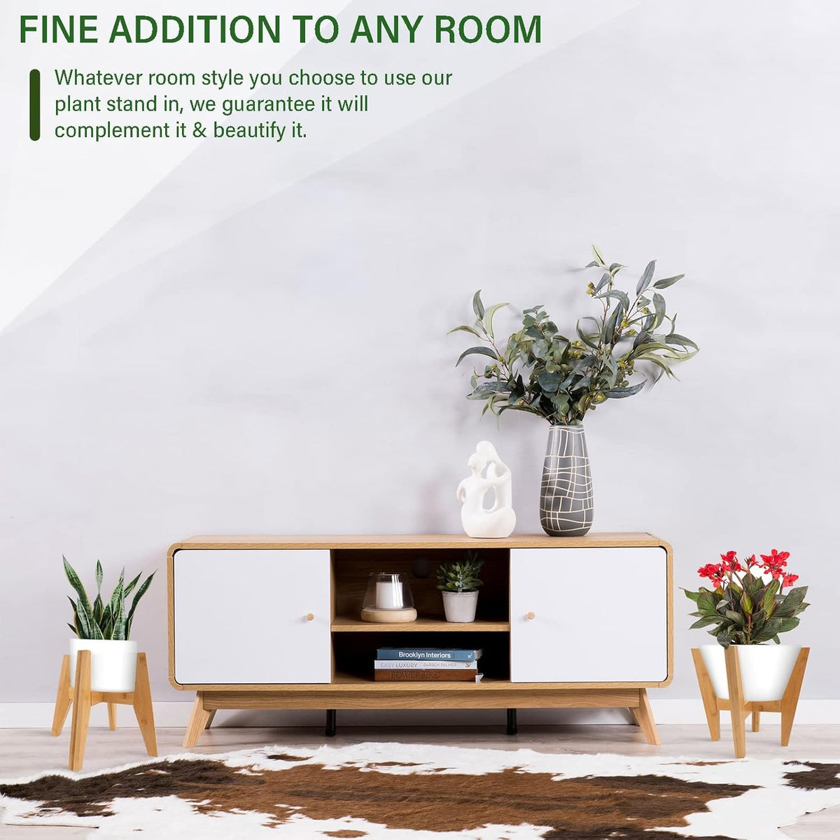 LEIMO KPARTS supports pots up to 120 lbs for heavy planters.