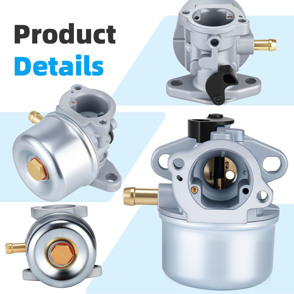 Leimo Kparts carburetor compatible with Briggs & Stratton engines for versatile swaps