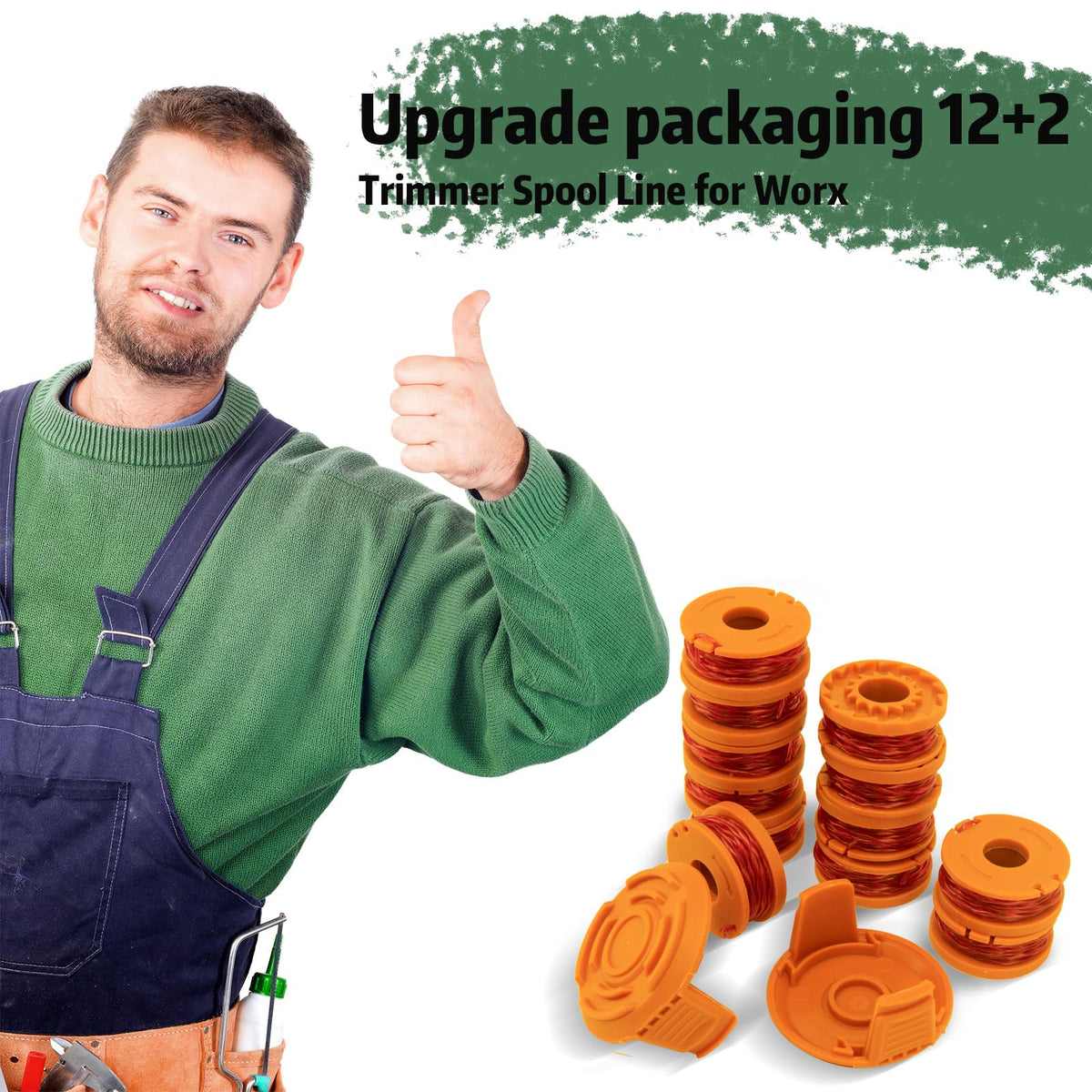 LEIMO KPARTS 11 ft spool length supports efficient trimming sessions