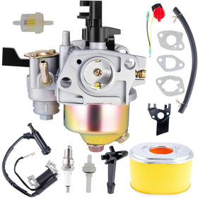 LEIMO KPARTS GX carburetor close-up for Honda GX engines with precise mounting