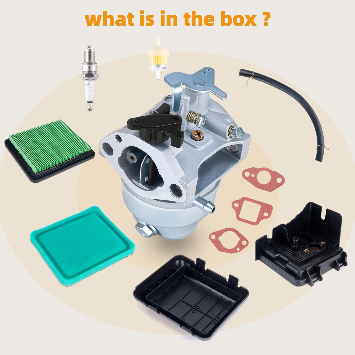 Instruction sheet included shows step-by-step guidance for installation and maintenance