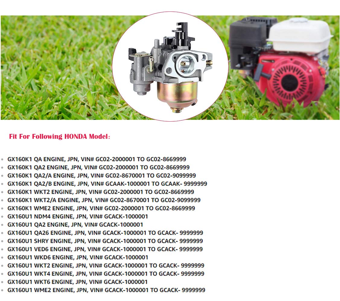 LEIMO KPARTS package includes carburetor, filters, gaskets for easy setup