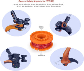 LEIMO KPARTS replacement cap included for quick spool maintenance