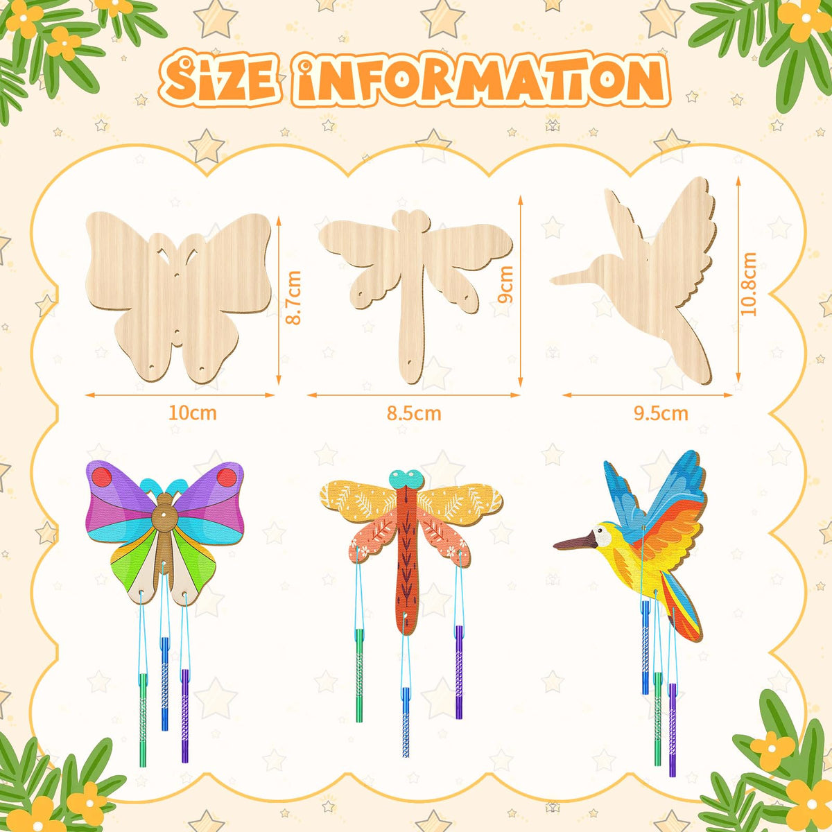 Leinuosen dragonfly wind chime kit adds whimsical summer vibes to patios