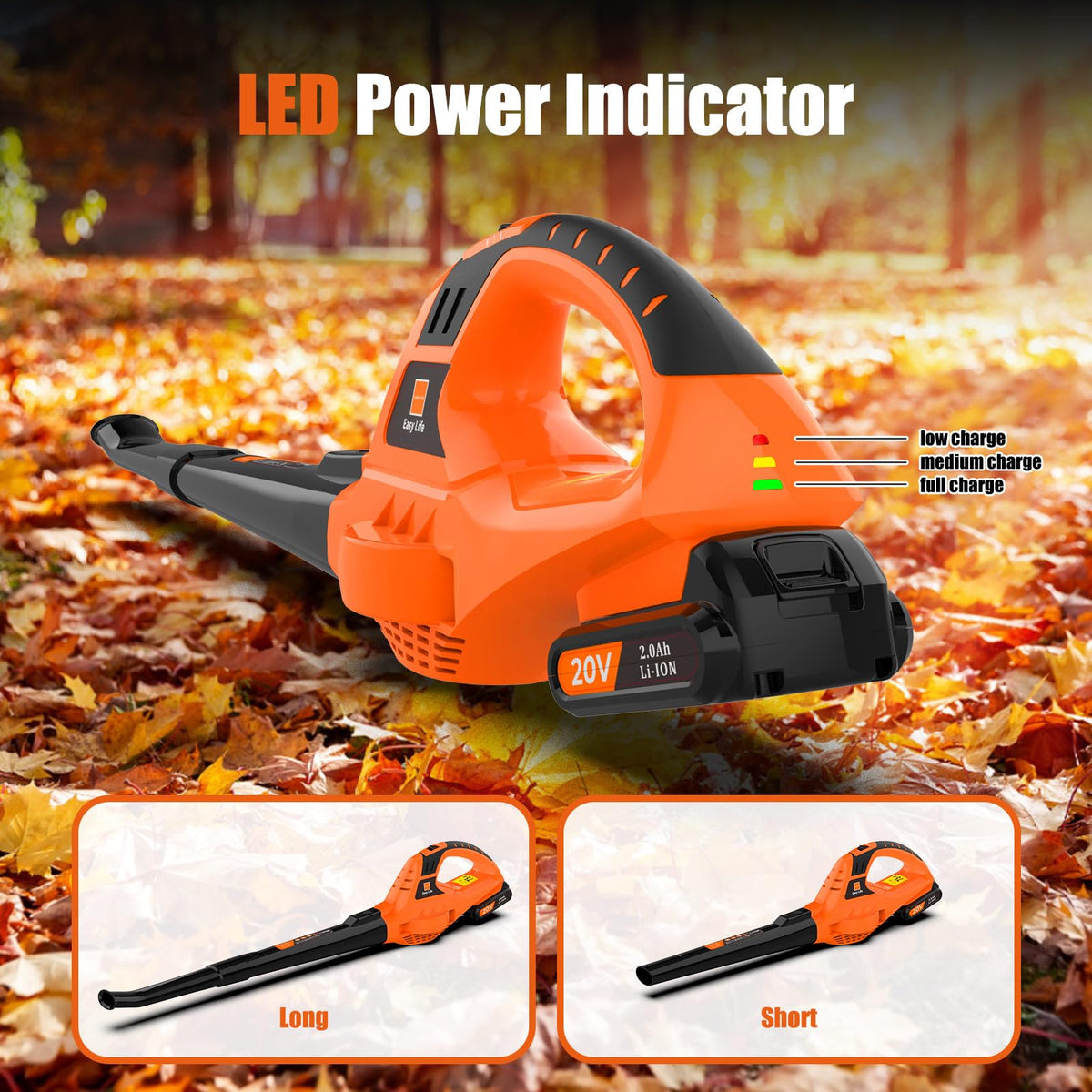 Leisch Life blower pushes 150 MPH air for swift debris removal.