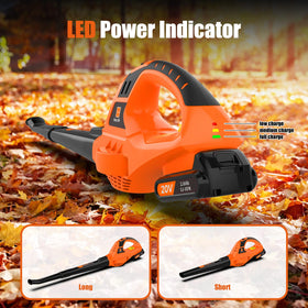 Leisch Life blower pushes 150 MPH air for swift debris removal.