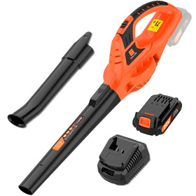 Leisch Life 21V Leaf Blower copper motor delivers efficient power for small cleanups.