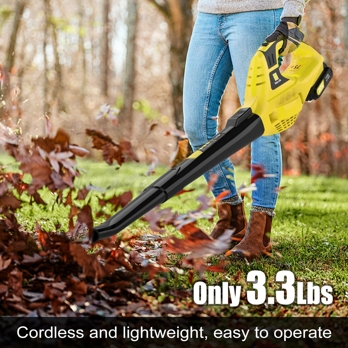 Leisch Life lightweight design at 3.3 lbs allows easy handling.