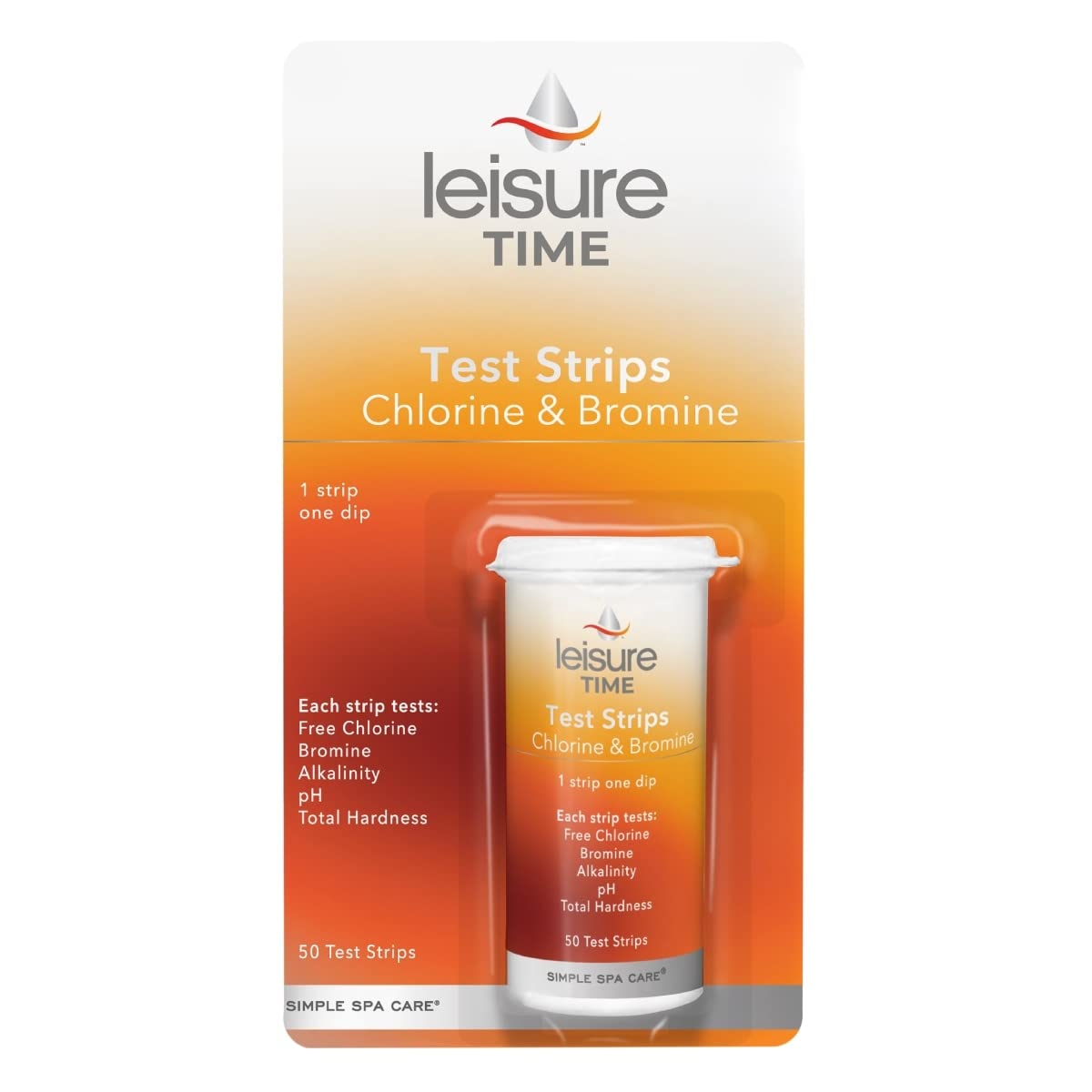Leisure Time 45006A spa test strip dip for quick chlorine level check
