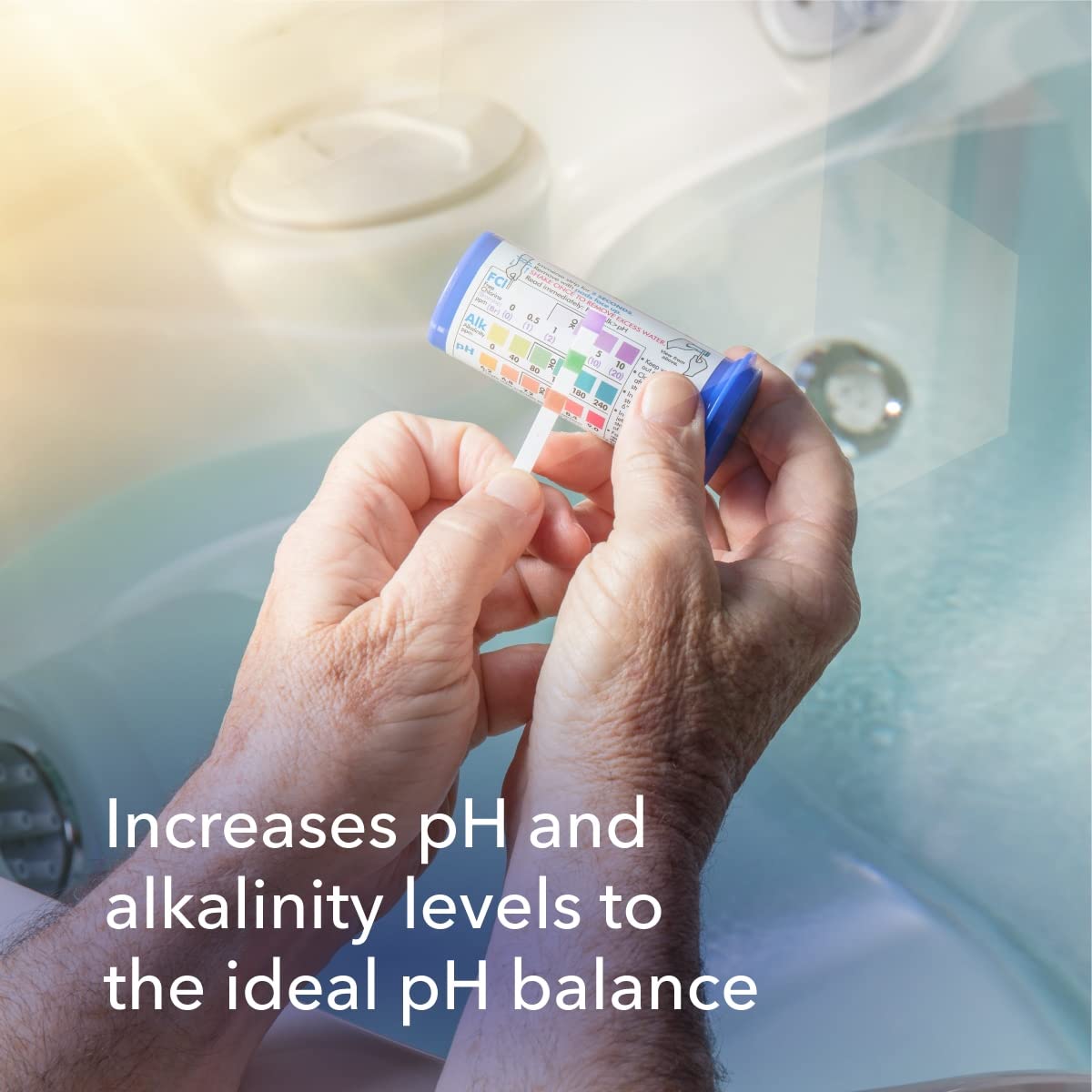 Leisure Time Balanced Water granules dissolve quickly to balance spa water.