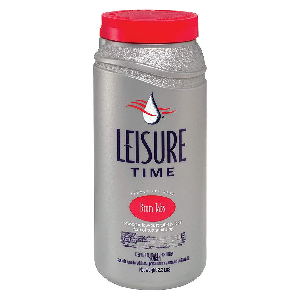 Leisure Time Brom Tabs bromine tablets for spa water sanitation with low odor