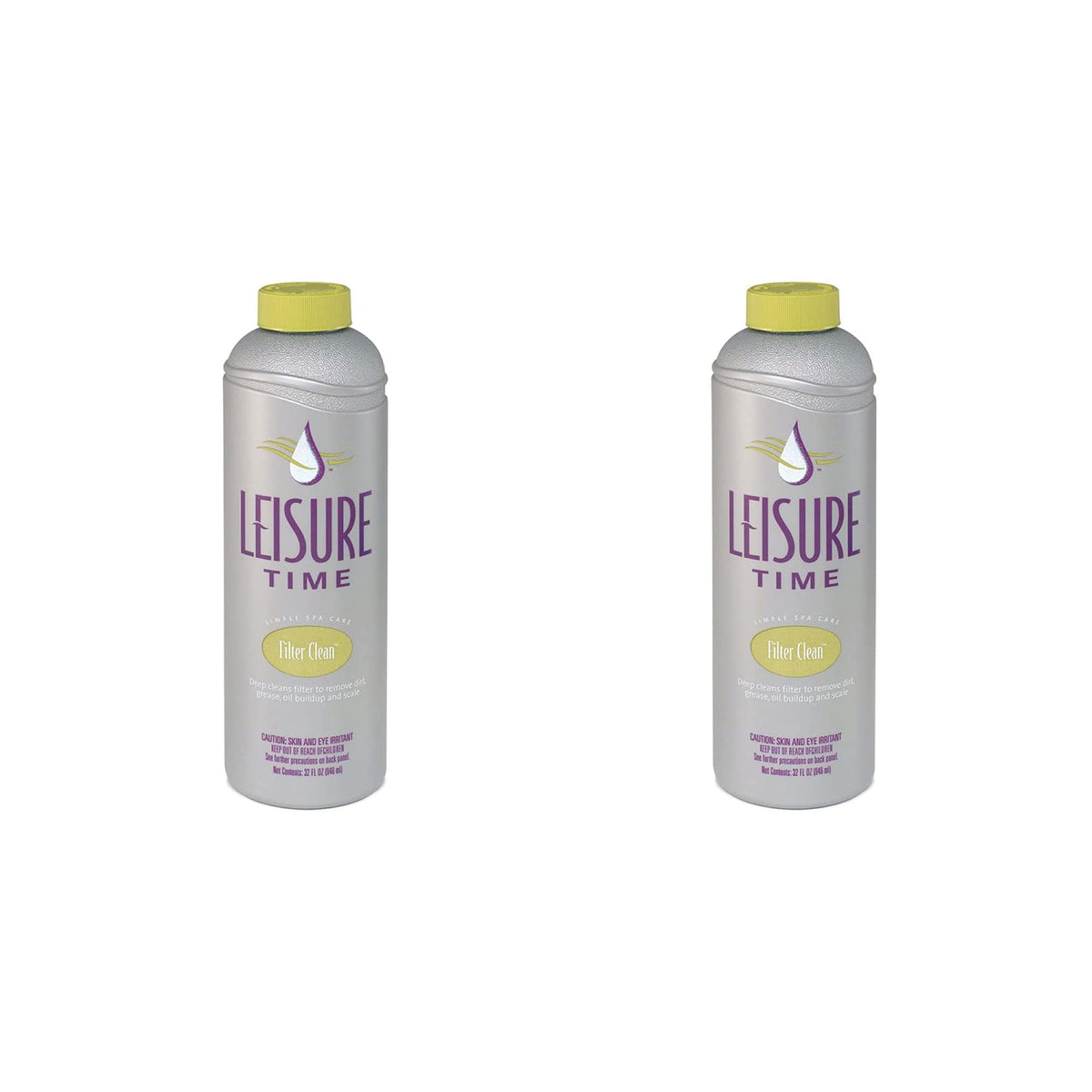 Leisure Time O-02BX Filter Clean bottle pour aids spa filter maintenance.