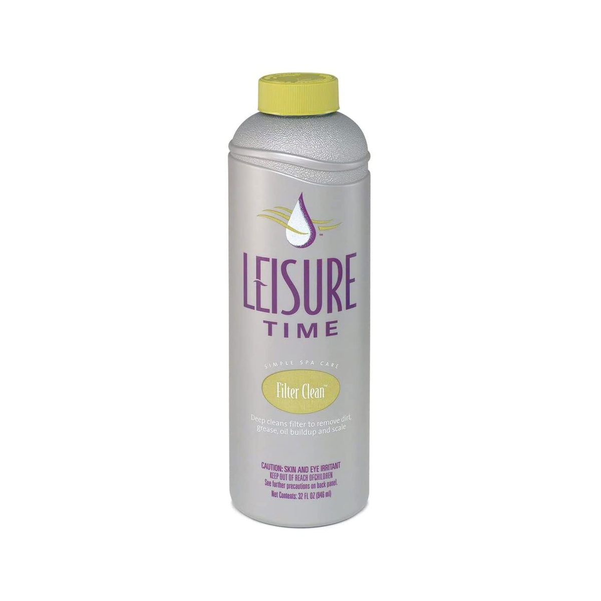 Leisure Time O-02BX Filter Clean soak process supports filter efficiency.