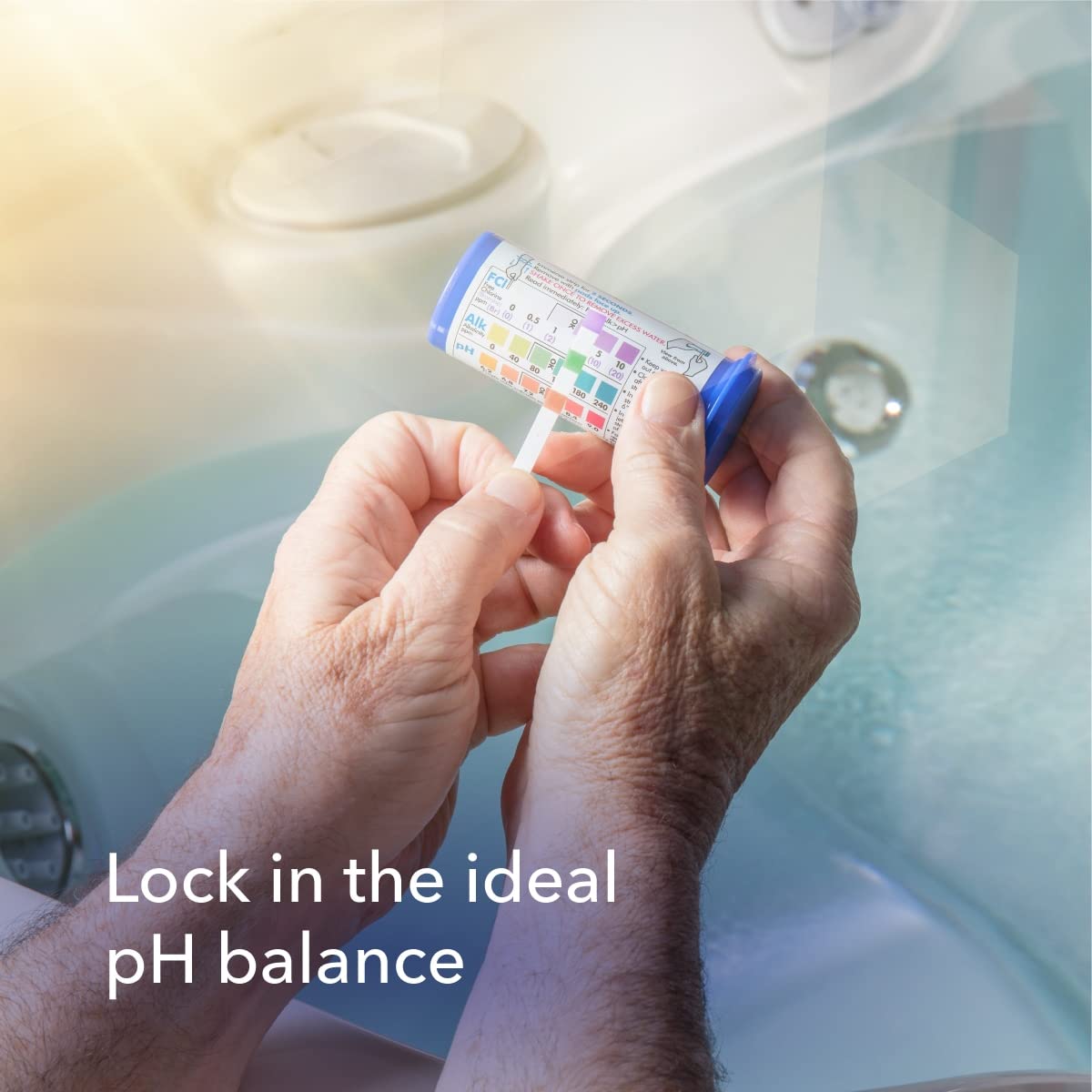 Leisure Time pH Balance Plus granules ready to dissolve for balanced spa water.
