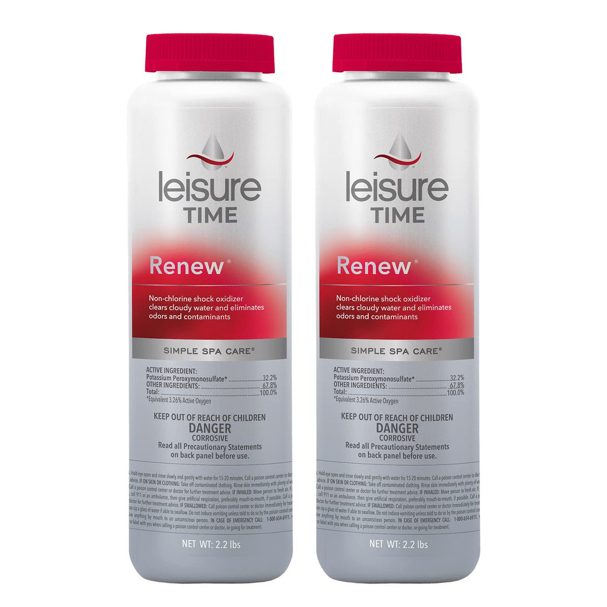 Leisure Time RENU2-02BX Renew Granular dissolves quickly for clear spa water