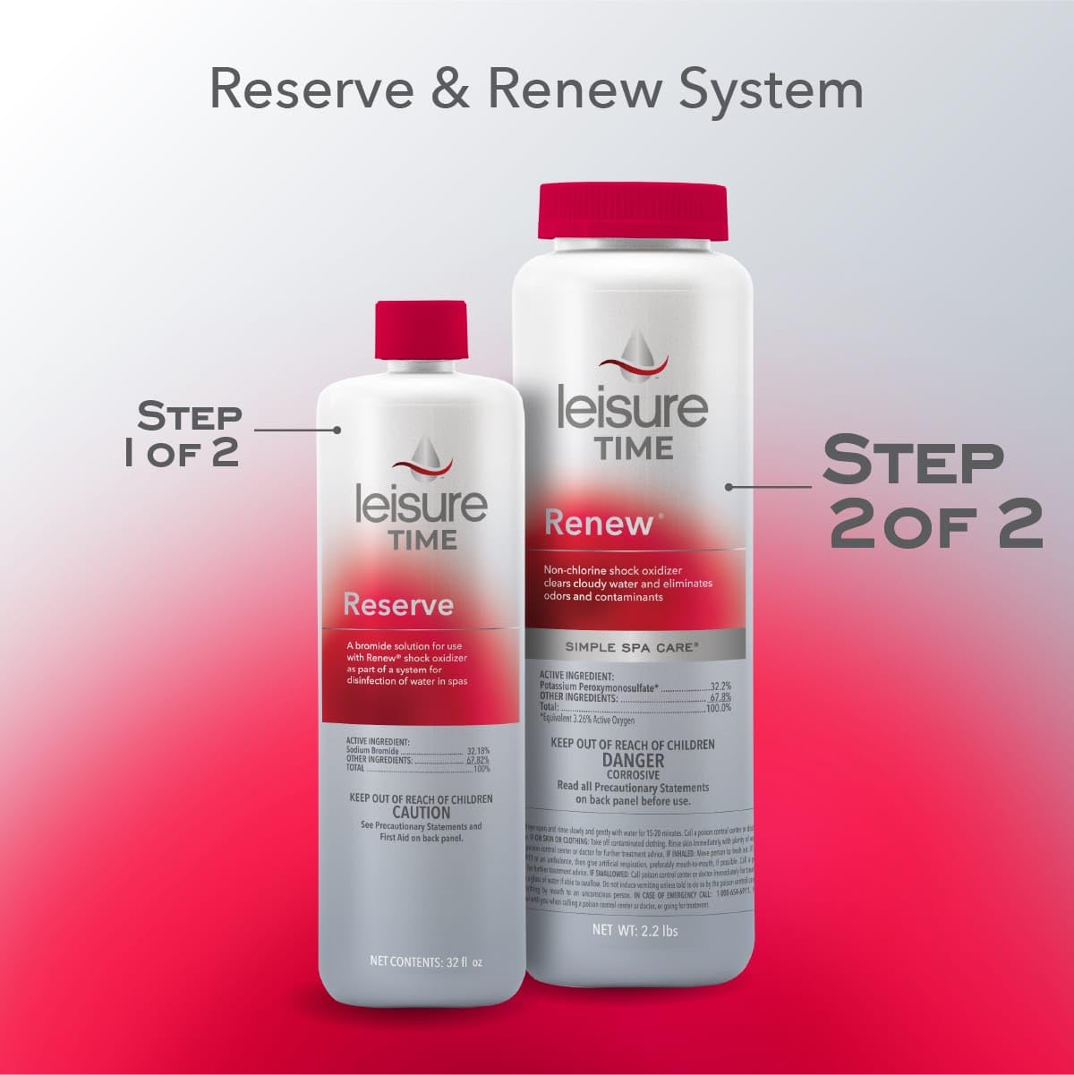 Leisure Time RENU2 Renew dissolves quickly in spa water