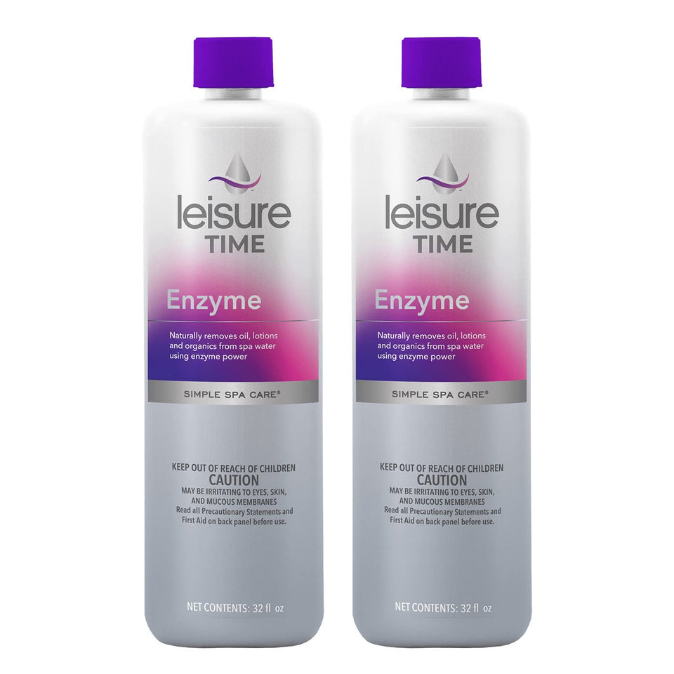 Leisure Time SGQ-02BX enzyme liquid bottle helps keep spa water clear and balanced.