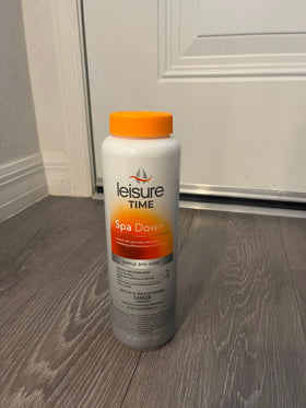 Leisure Time Spa Down uses sodium bisulfate to balance spa chemistry safely.