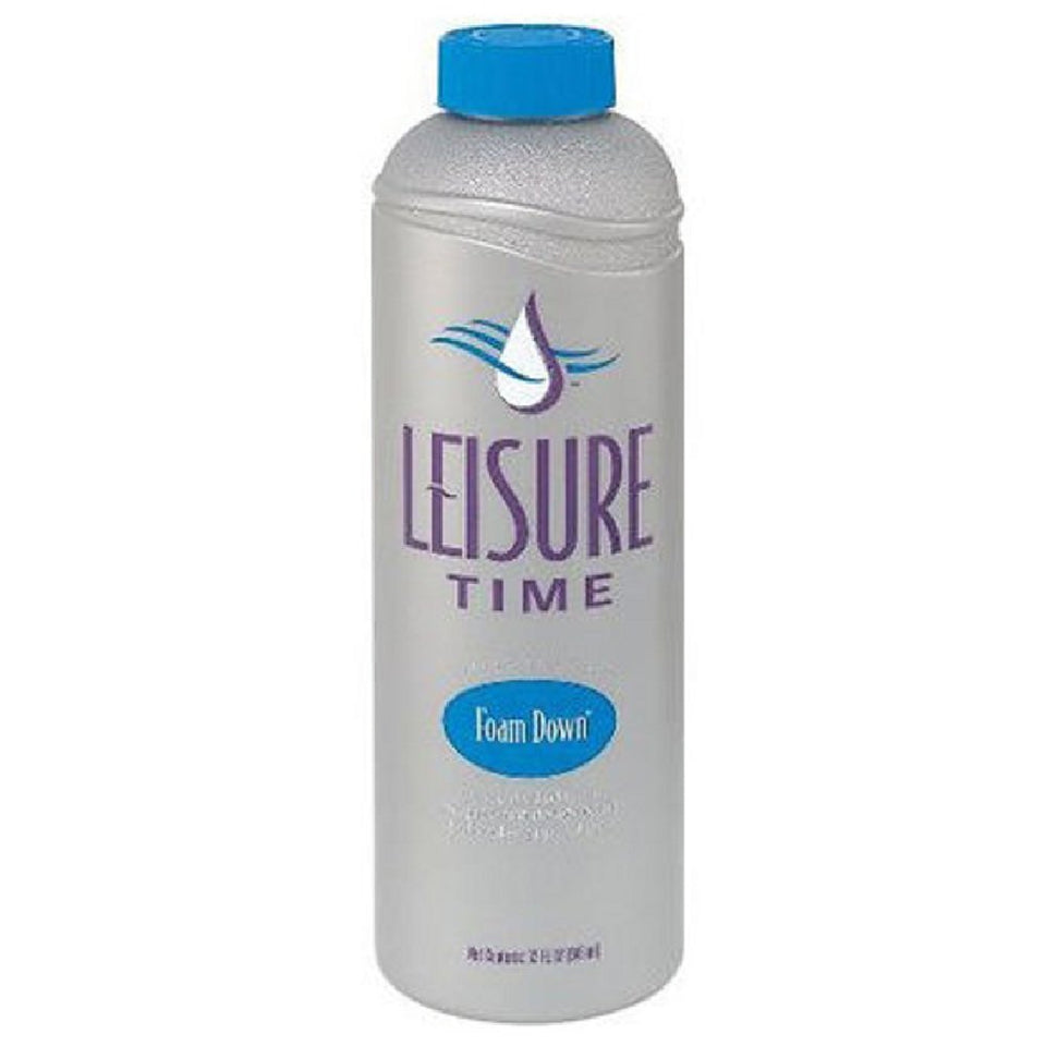 Leisure Time Spa HQ Balance Foam Down bottle reduces spa foaming and clarifies water