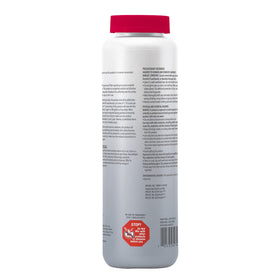 Leisure Time Spa Replenish label closeup indicates 4-in-1 action for spa care.