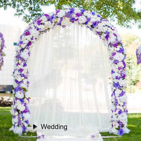 LeJoy Garden arch positioned at a garden entry enhances pathways and flow.