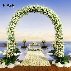 LeJoy Garden vintage bronze finish arch with matte texture adds premium look.