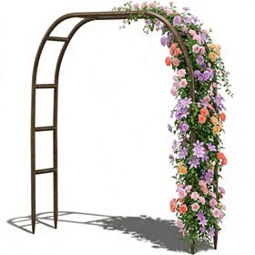 LeJoy Garden thickened-arch with 16mm tubes supports climbing plants securely.