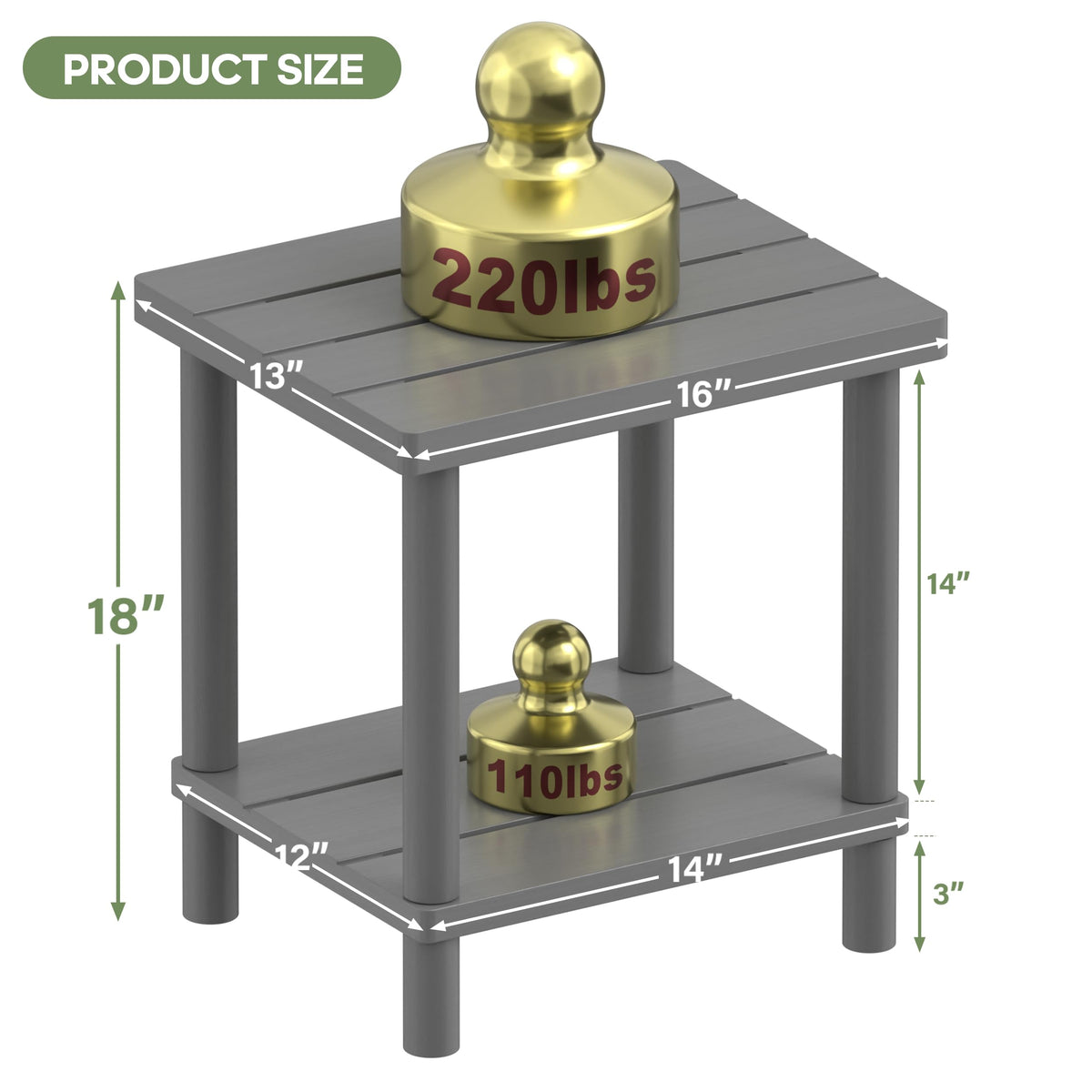 LEJANEOYE bamboo end table assembly made easy in minutes