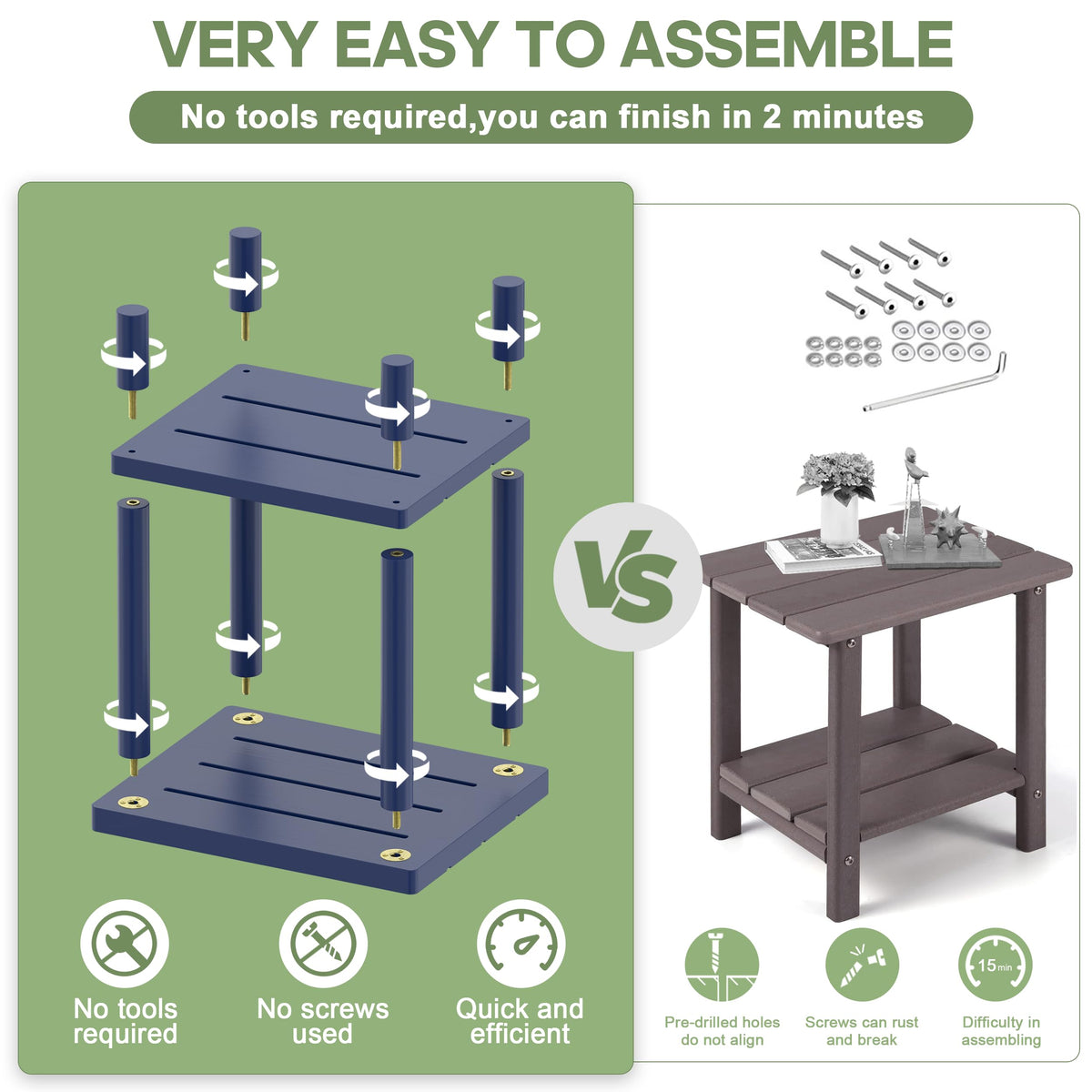 LEJANEOYE assembly-friendly design for quick setup in minutes