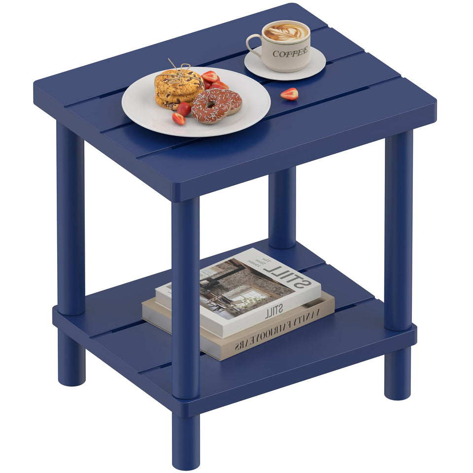 LEJANEOYE outdoor side table top surface, sturdy 16x13 inch area for drinks