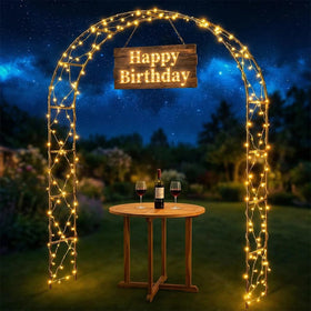 LeJoy Garden rust-resistant galvanized frame suitable for outdoor events.